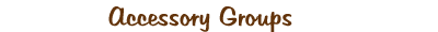 Accessory Groups
